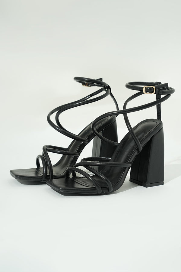 Olivia stripe Heels