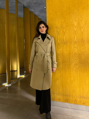 Cia- Nude Trench Coat